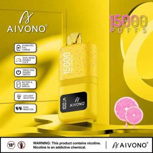 Aivono Aim Magic 15000 Vape Pen - 15,000 Puffs, 24ml E-liquid, Customizable Logo, Rechargeable