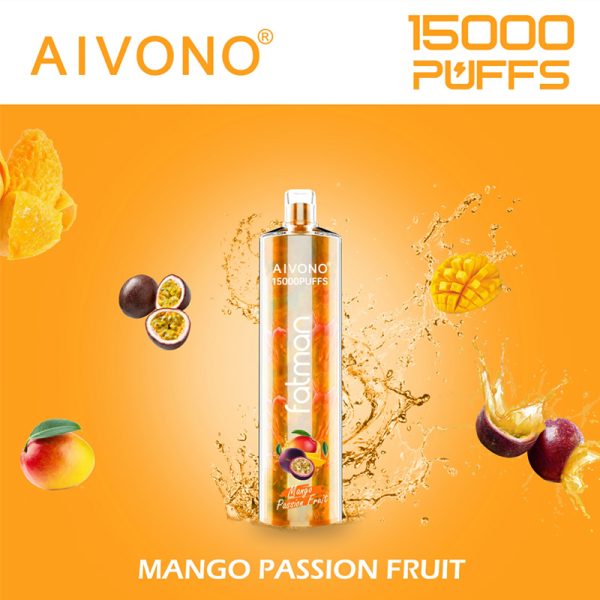 Aivono Fatman 15000 Puffs Disposable Vape Pen - 24ml E-Liquid Capacity, 600mAh Rechargeable Battery - Image 2