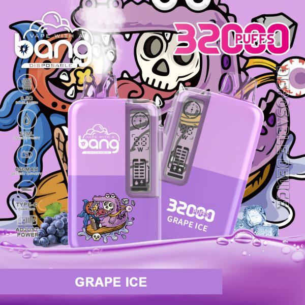 Bang 32000 Electronic Cigarette - 32000 Puffs with 12 Flavors | High Capacity 650mAh Battery - Image 2