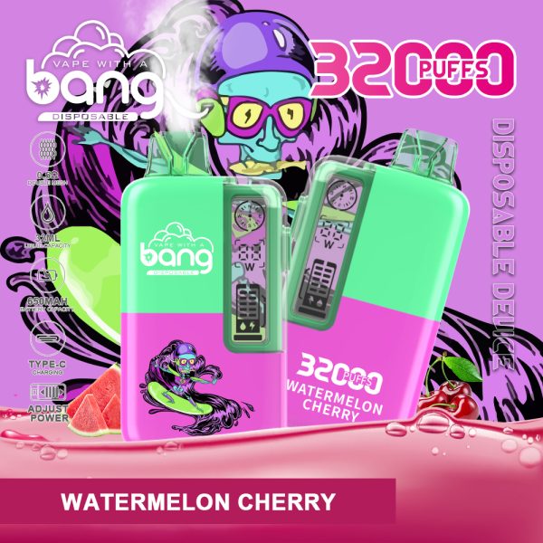 Bang 32000 Electronic Cigarette - 32000 Puffs with 12 Flavors | High Capacity 650mAh Battery