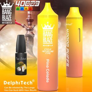 Bang Blaze 40000 Puffs Refillable Vape - 40ml E-Liquid, 1000mAh Battery, Multiple Nicotine Levels