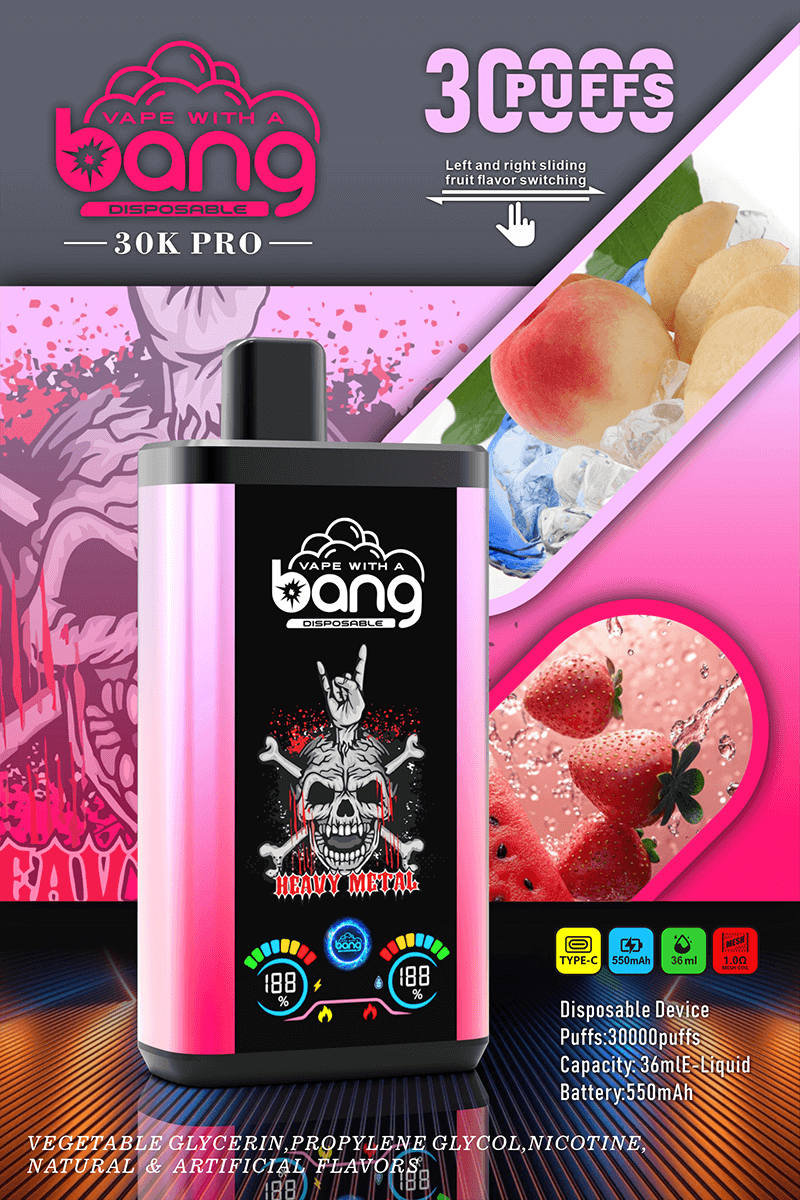 Bang Double Flavor 30000 Pro Disposable Vape - 30,000 Puffs, Dual Flavor System, 550mAh Battery