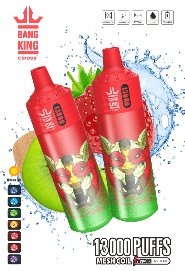 Bang King 13000: 13000 Puffs, 650mAh Battery, 16 Flavors - Premium Vape Pen - Image 4