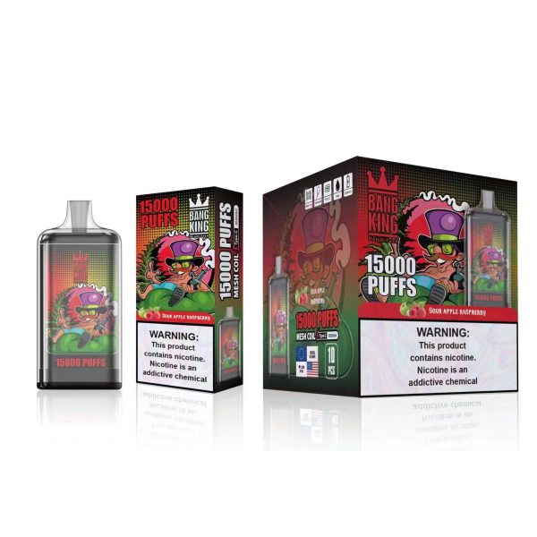 Bang King 15000 Puffs Rechargeable Disposable Vape Pen - 0%, 2%, 3%, 5% Nicotine - 25ml E-Liquid - 650mAh Battery - Image 5