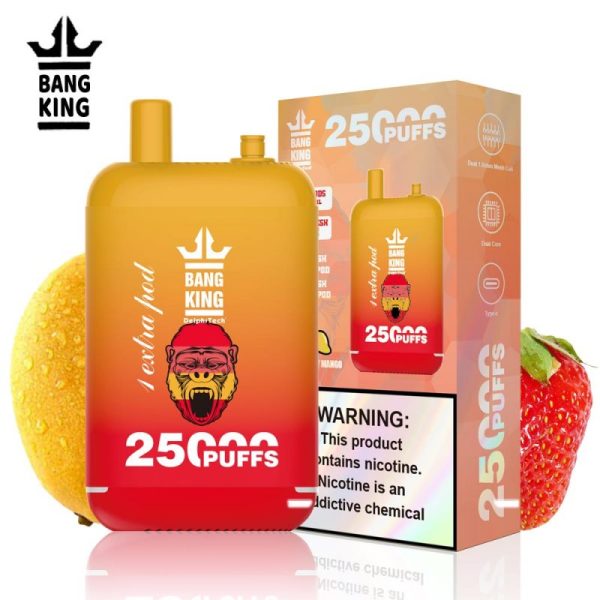 Bang King 25000 Puffs Dual Pods Disposable Vape - 12 Flavors & 4 Nicotine Levels - Image 3
