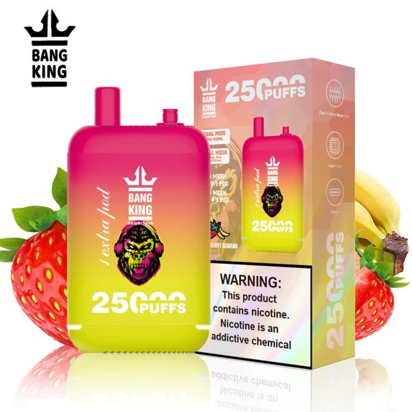 Bang King 25000 Puffs Dual Pods Disposable Vape - 12 Flavors & 4 Nicotine Levels - Image 5