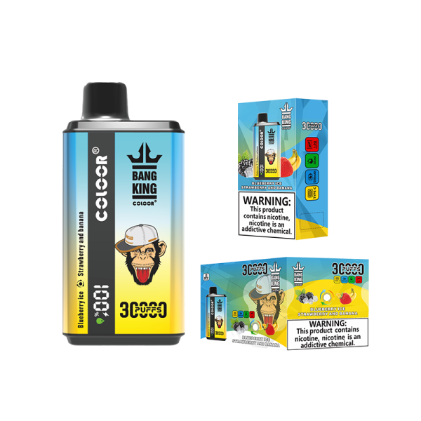 Bang King 30000 Double Flavor Disposable Vape Pen | 30000 Puffs | 12 Flavors | 0%/2%/3%/5% Nicotine - Image 2