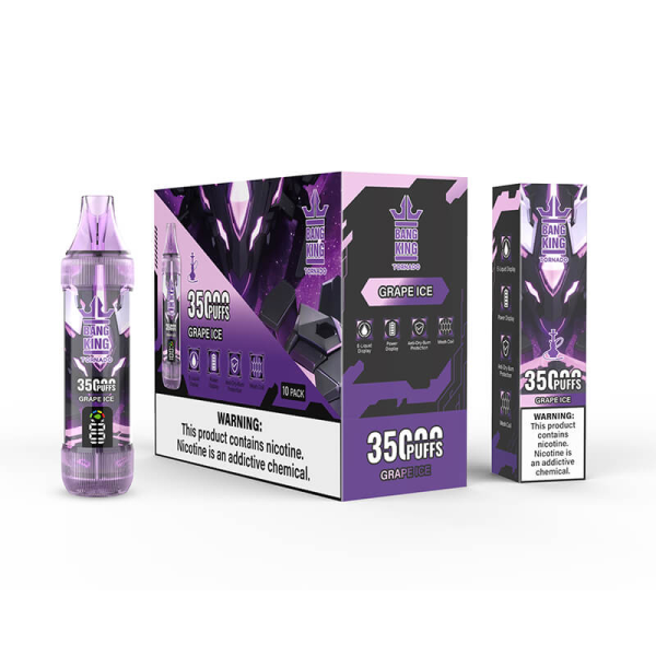 Bang King 35000 Puffs Disposable Vape with Dual Flavors - 12 Unique Tastes, 0%-5% Nicotine - Image 2
