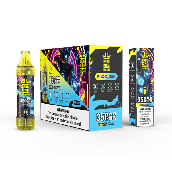 Bang King 35000 Puffs Disposable Vape with Dual Flavors - 12 Unique Tastes, 0%-5% Nicotine - Image 3