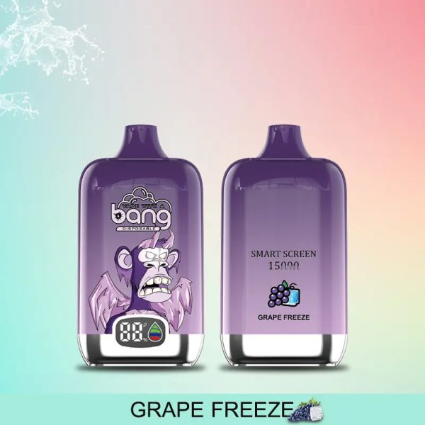 Bang Smart Screen 15000 Disposable Vape - 12 Flavors, 15000 Puffs, 650mAh Battery - Image 2