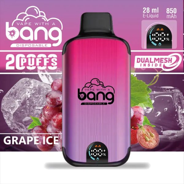 Bang Smart Screen 20000 Disposable E-Cigarette - 20000 Puffs, 12 Flavors, 650mAh Battery - Image 3