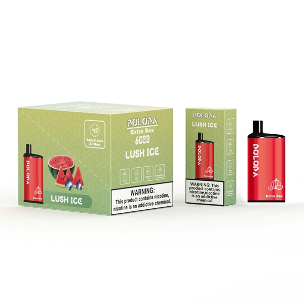 DOLODA Extra Box 6000 Puffs Rechargeable Disposable Vape - 2% & 5% Nicotine - Wholesale - Image 2