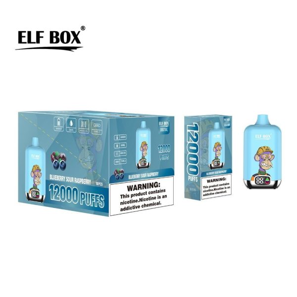 ELF Box Digital 12000 Puffs Disposable Vape - Premium Vaping Device with 0%/2%/3%/5% Nicotine Options - Image 4