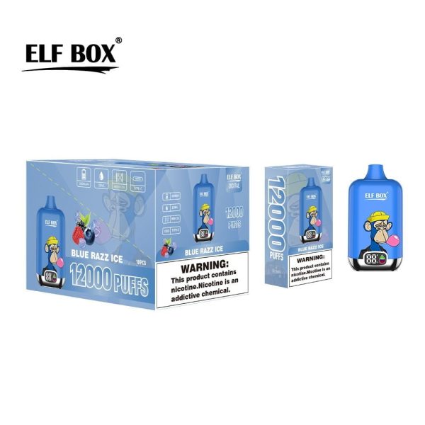 ELF Box Digital 12000 Puffs Disposable Vape - Premium Vaping Device with 0%/2%/3%/5% Nicotine Options - Image 5