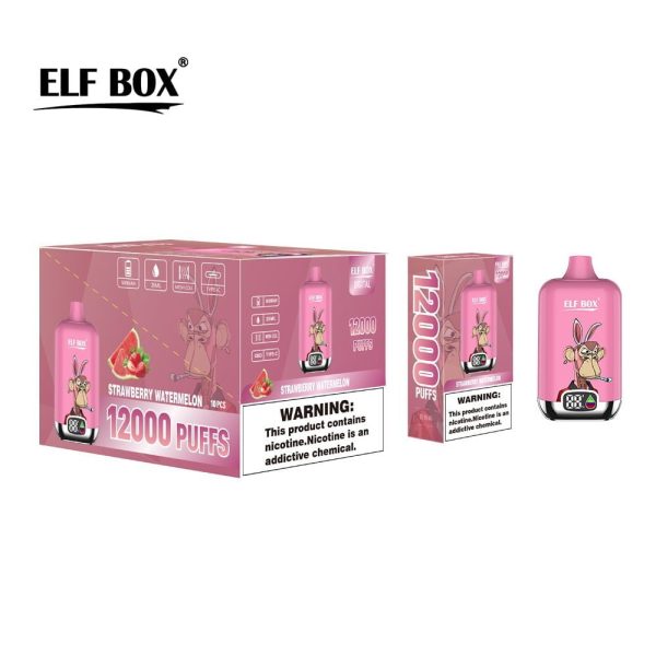 ELF Box Digital 12000 Puffs Disposable Vape - Premium Vaping Device with 0%/2%/3%/5% Nicotine Options - Image 6