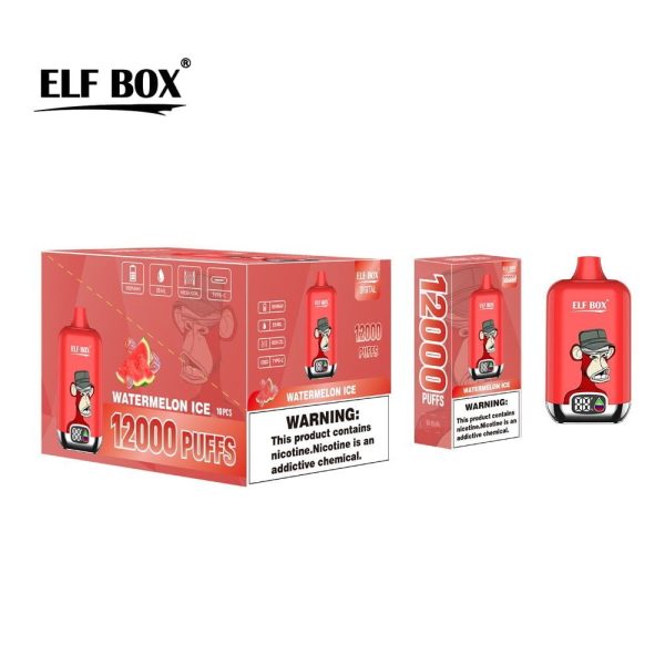 ELF Box Digital 12000 Puffs Disposable Vape - Premium Vaping Device with 0%/2%/3%/5% Nicotine Options - Image 2