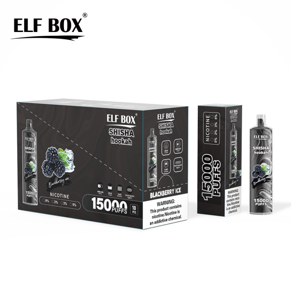 ELFBOX LS15000 Disposable Vape - 15000 Puffs, 0% 2% 5% Nicotine, Rechargeable, Wholesale Supplier - Image 2