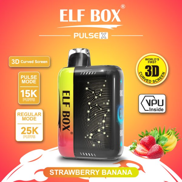 ElfBox Pulse-X 25000 Puffs Rechargeable Disposable Vape Pen - 25,000 Puffs, Dual Mesh Coil, Adjustable Nicotine, 18ml E-liquid - Image 5