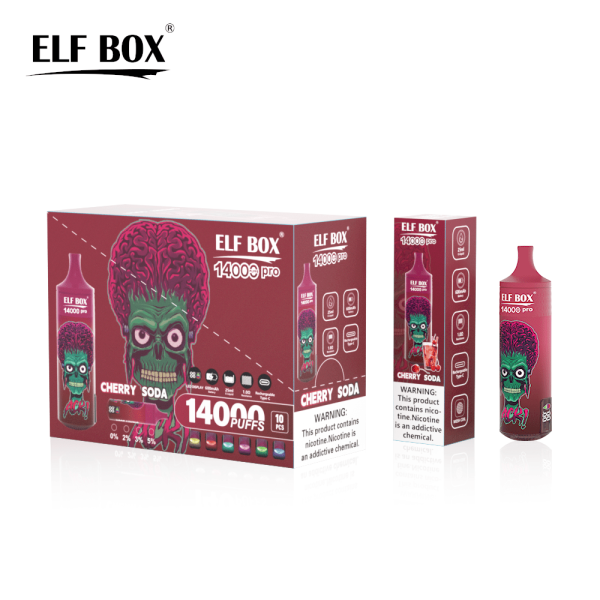 ELFBOX RGB 14000 Pro Rechargeable Disposable Vape – 14000 Puffs with RGB Light and Type-C Charging - Image 5