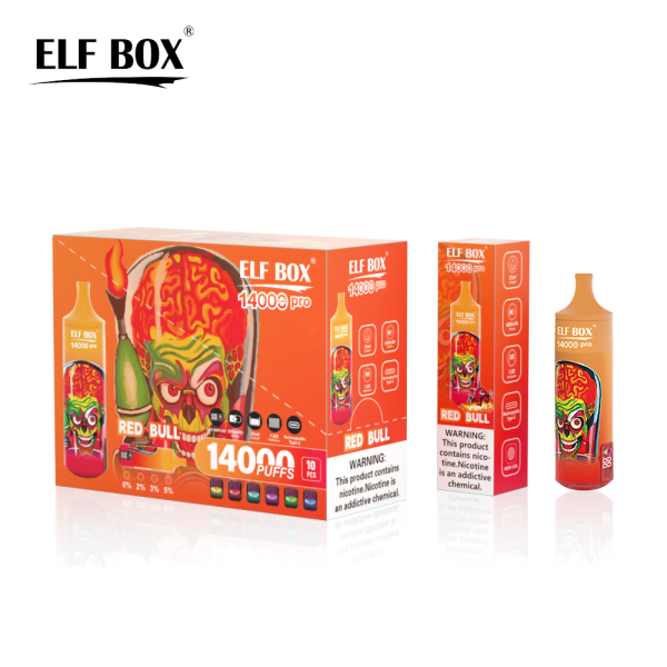 ELFBOX RGB 14000 Pro Rechargeable Disposable Vape – 14000 Puffs with RGB Light and Type-C Charging - Image 2