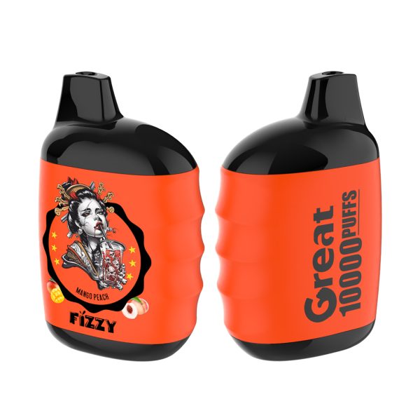 Fizzy Great 10000 Puffs Vape - 10,000 Puffs, Rechargeable, 10 Flavors, 2% & 5% Nicotine - Image 5