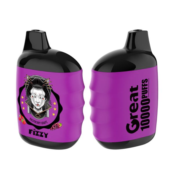 Fizzy Great 10000 Puffs Vape - 10,000 Puffs, Rechargeable, 10 Flavors, 2% & 5% Nicotine - Image 3