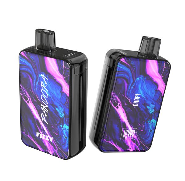 Fizzy Pandora 12000 Puffs 2% 5% Rechargeable Disposable Vape Pen with LCD Screen - 12 Flavors - Image 3