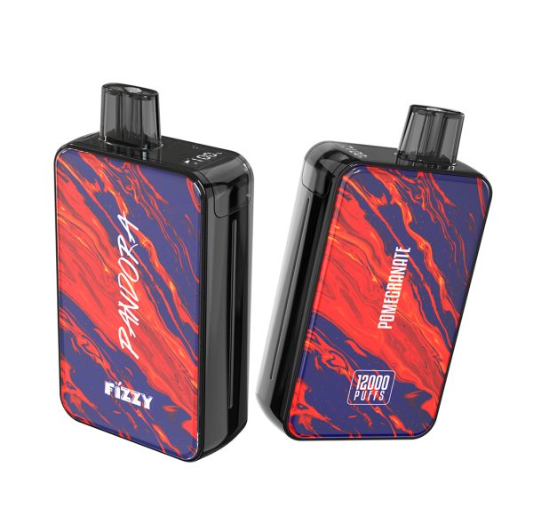 Fizzy Pandora 12000 Puffs 2% 5% Rechargeable Disposable Vape Pen with LCD Screen - 12 Flavors - Image 4