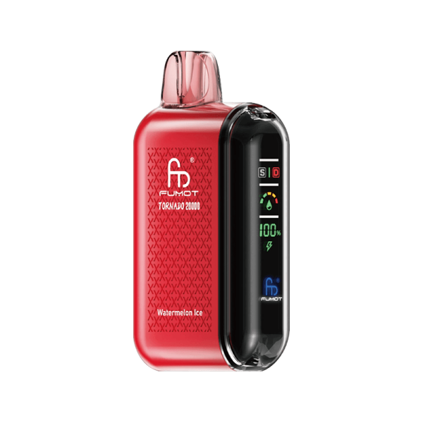 Fumot Digital Box 20000 - Smart LED Screen Vape with Dual Mesh Coil, 20,000 Puffs, 20ml E-liquid, 850mAh Battery, Type-C Charging - Image 3