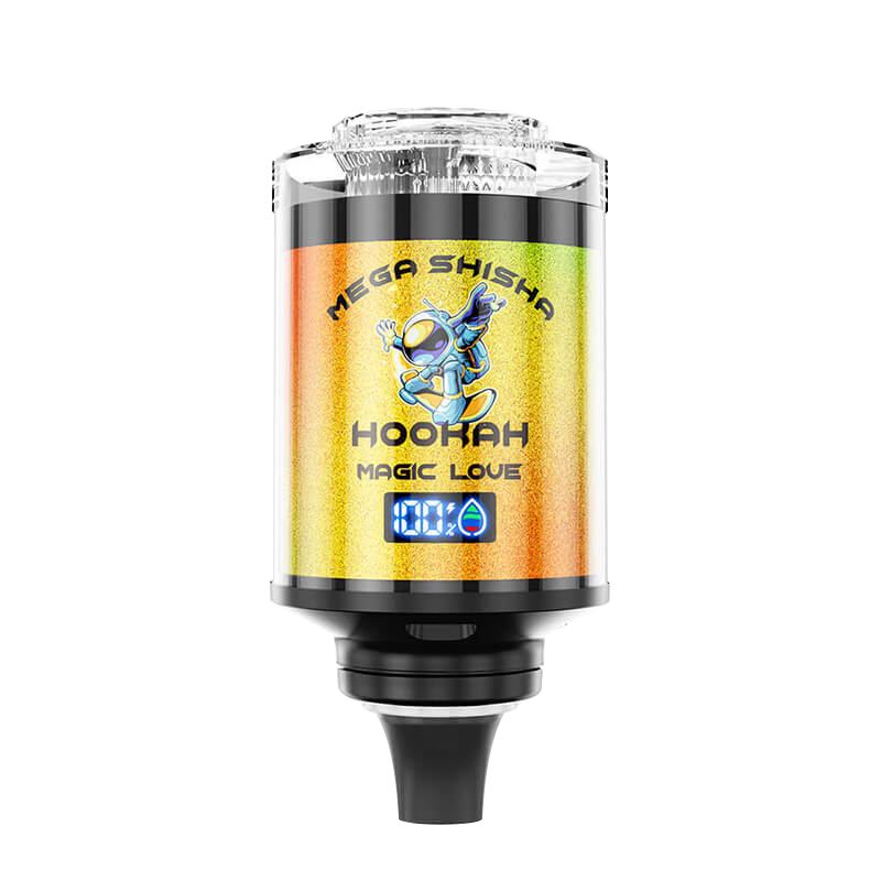 Jnr Hookah Mega Shisha 100000 - 12 Flavors, 100K Puffs, 2200mAh Battery, Type-C Quick Charge