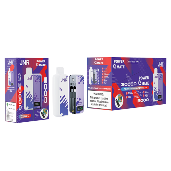 Jnr Power Mate 30000: 30,000 Puffs, 10 Flavors, 5000mAh Battery - Unmatched Vaping Experience - Image 5