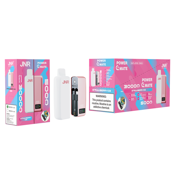 Jnr Power Mate 30000: 30,000 Puffs, 10 Flavors, 5000mAh Battery - Unmatched Vaping Experience - Image 4