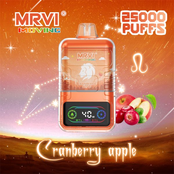 MRVI MOVING 25000 Puffs E-Cigarette - 25000 Puffs, 30ml E-Liquid, 1000mAh Battery, Dual Coil, Type-C Charging - Image 5