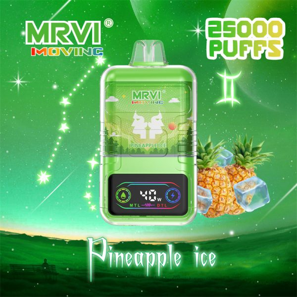 MRVI MOVING 25000 Puffs E-Cigarette - 25000 Puffs, 30ml E-Liquid, 1000mAh Battery, Dual Coil, Type-C Charging - Image 6