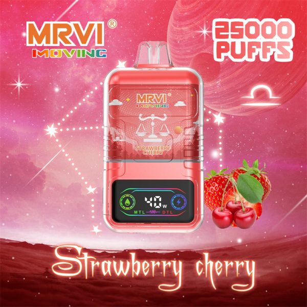MRVI MOVING 25000 Puffs E-Cigarette - 25000 Puffs, 30ml E-Liquid, 1000mAh Battery, Dual Coil, Type-C Charging - Image 2