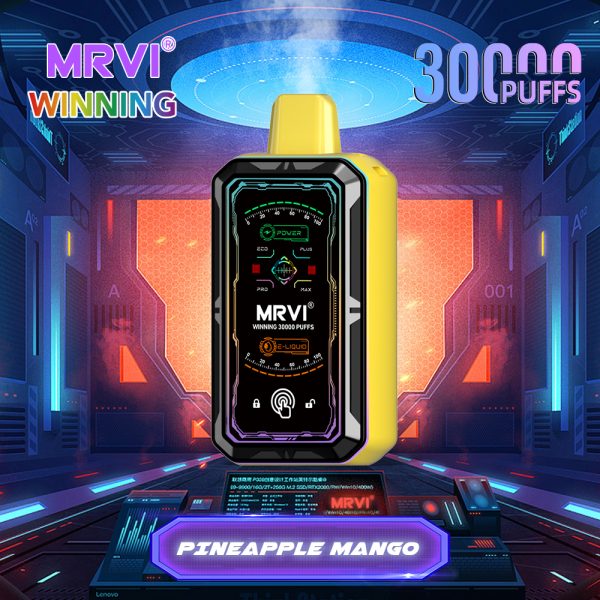 Mrvi Winning 30000 Disposable E-Cigarette with 30000 Puffs, 35ml E-Liquid, 800mAh Battery, USB-C Fast Charging, Dual Mesh Coil, and Four Heating Modes - Image 6