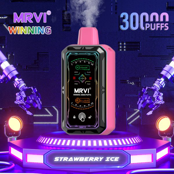 Mrvi Winning 30000 Disposable E-Cigarette with 30000 Puffs, 35ml E-Liquid, 800mAh Battery, USB-C Fast Charging, Dual Mesh Coil, and Four Heating Modes - Image 3