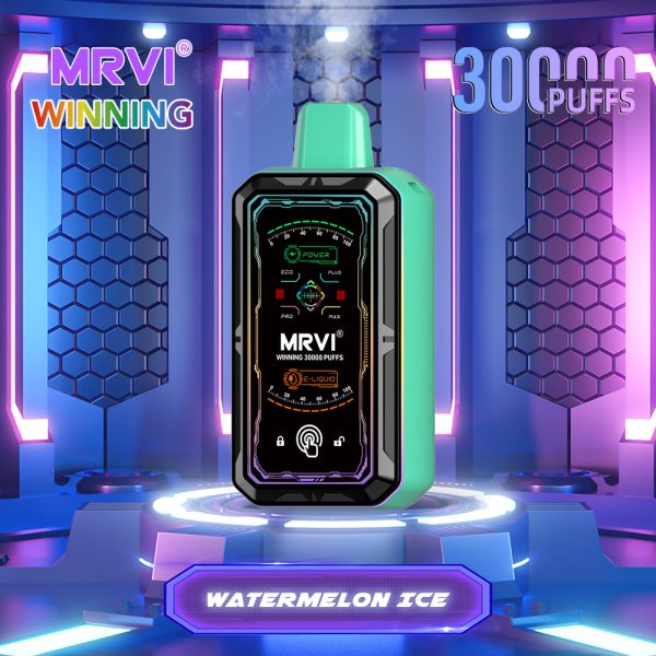 Mrvi Winning 30000 Disposable E-Cigarette with 30000 Puffs, 35ml E-Liquid, 800mAh Battery, USB-C Fast Charging, Dual Mesh Coil, and Four Heating Modes - Image 4