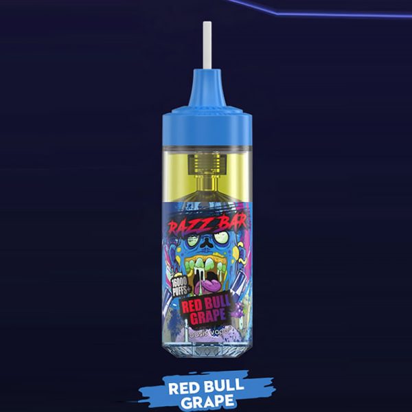 Razz Bar 16000 Puffs Disposable Vape - 12 Flavors, 2%/5% Nicotine, 30ml, Rechargeable - Image 5