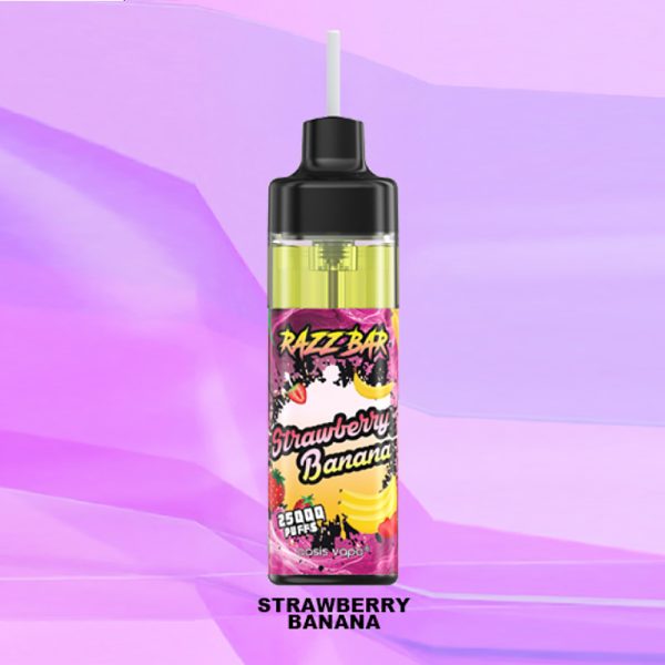 Razz Bar 25000 Puff 25K Vape - 25,000 Puffs, Rechargeable, 16 Flavors - Image 4