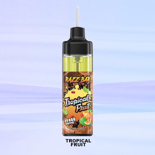 Razz Bar 25000 Puff 25K Vape - 25,000 Puffs, Rechargeable, 16 Flavors - Image 3