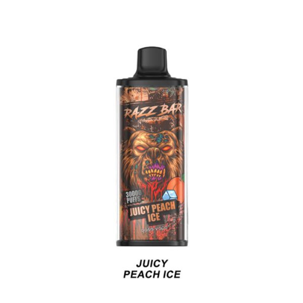 Razz Bar 30000 Puff Vape - 16 Flavors, 650mAh Rechargeable, Mesh Coil, Type-C - Premium Disposable Vape - Image 5