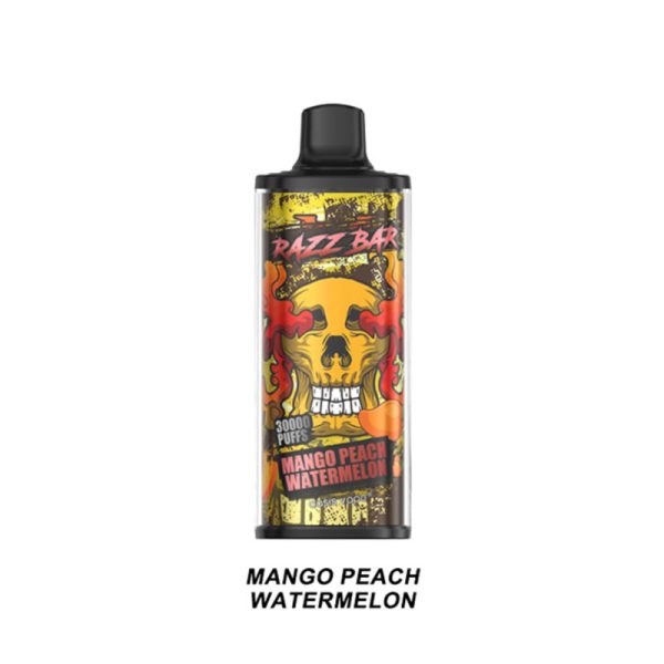 Razz Bar 30000 Puff Vape - 16 Flavors, 650mAh Rechargeable, Mesh Coil, Type-C - Premium Disposable Vape - Image 4
