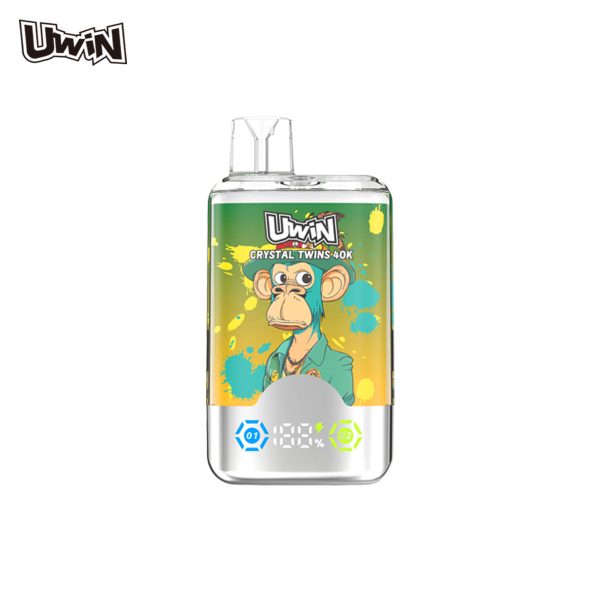 Uwin Crystal Twins 40000 - 40,000 Puffs E-Cigarette with 32ml Capacity and Dual Flavors - Image 6