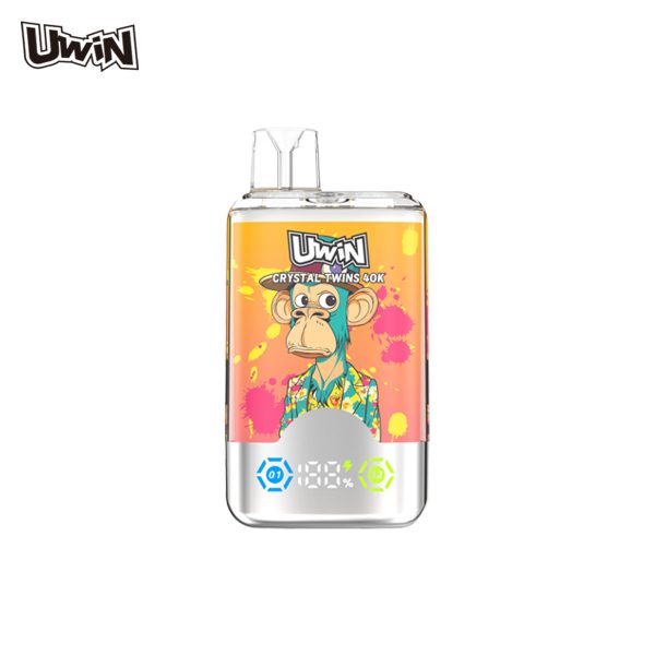 Uwin Crystal Twins 40000 - 40,000 Puffs E-Cigarette with 32ml Capacity and Dual Flavors - Image 3