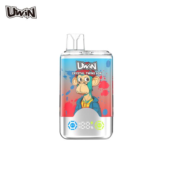 Uwin Crystal Twins 40000 - 40,000 Puffs E-Cigarette with 32ml Capacity and Dual Flavors - Image 4