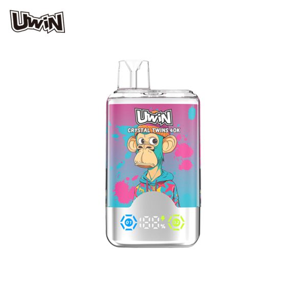Uwin Crystal Twins 40000 - 40,000 Puffs E-Cigarette with 32ml Capacity and Dual Flavors - Image 5