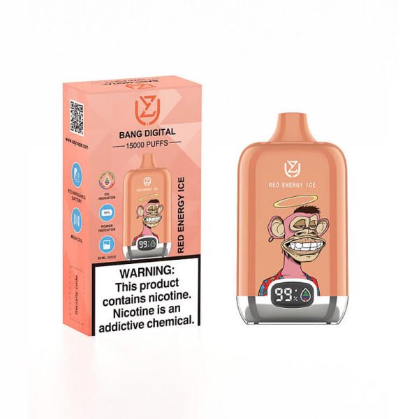 Uzy Bang Digital 15000 Puffs Vape - 20ml Pre-Filled with 850mAh Battery - Image 5