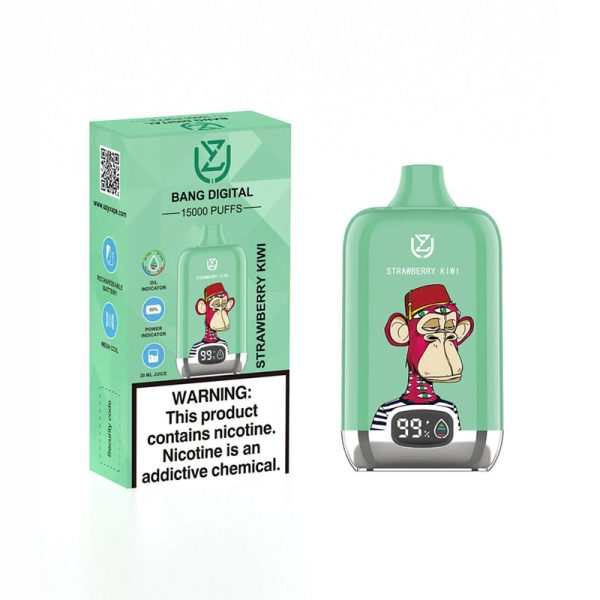Uzy Bang Digital 15000 Puffs Vape - 20ml Pre-Filled with 850mAh Battery - Image 4