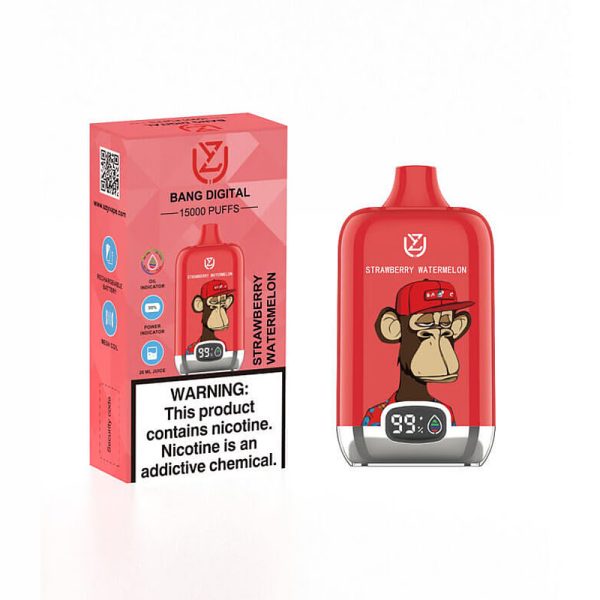 Uzy Bang Digital 15000 Puffs Vape - 20ml Pre-Filled with 850mAh Battery - Image 3